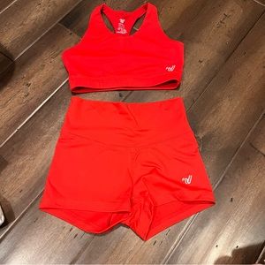 Varsity Kids Matching Set - Red